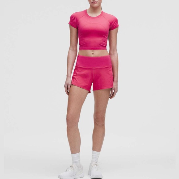 Lululemon Swiftly Tech Cropped Short-Sleeve Shirt 2.0
Raspberry Coulis Size 0 - Picture 2 of 10